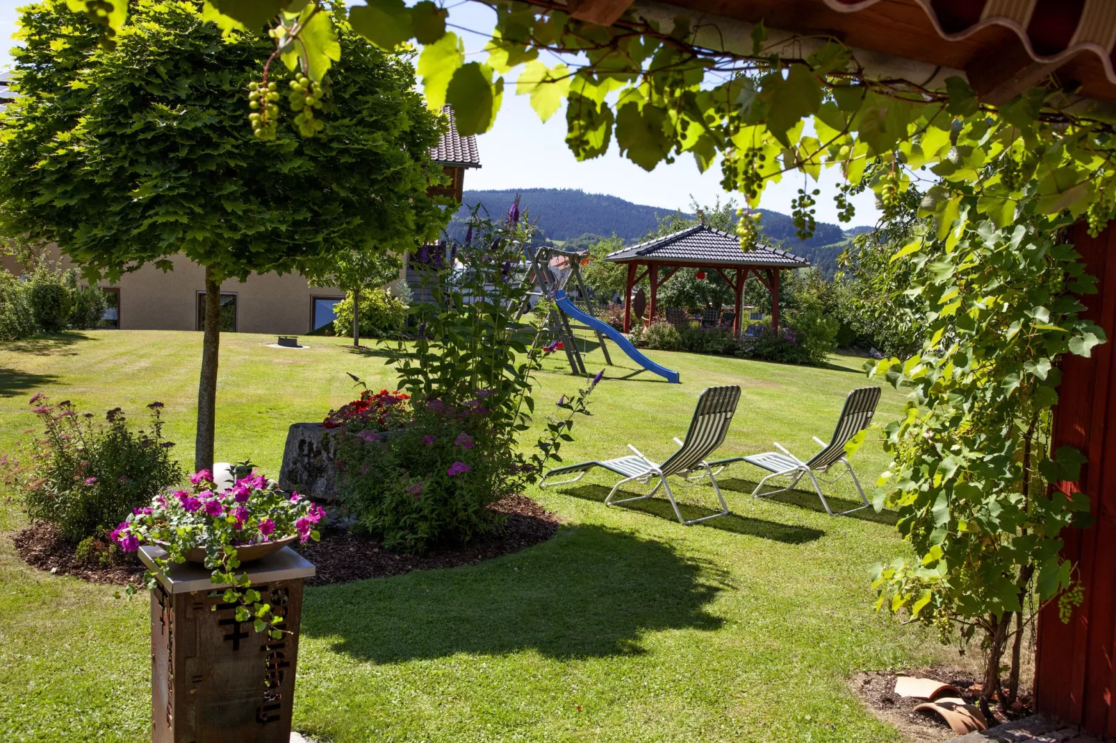 Bayerischer Wald-Uitzicht zomer