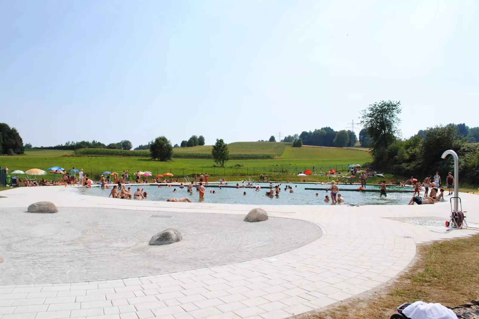 Bayerischer Wald-Gebieden zomer 1km