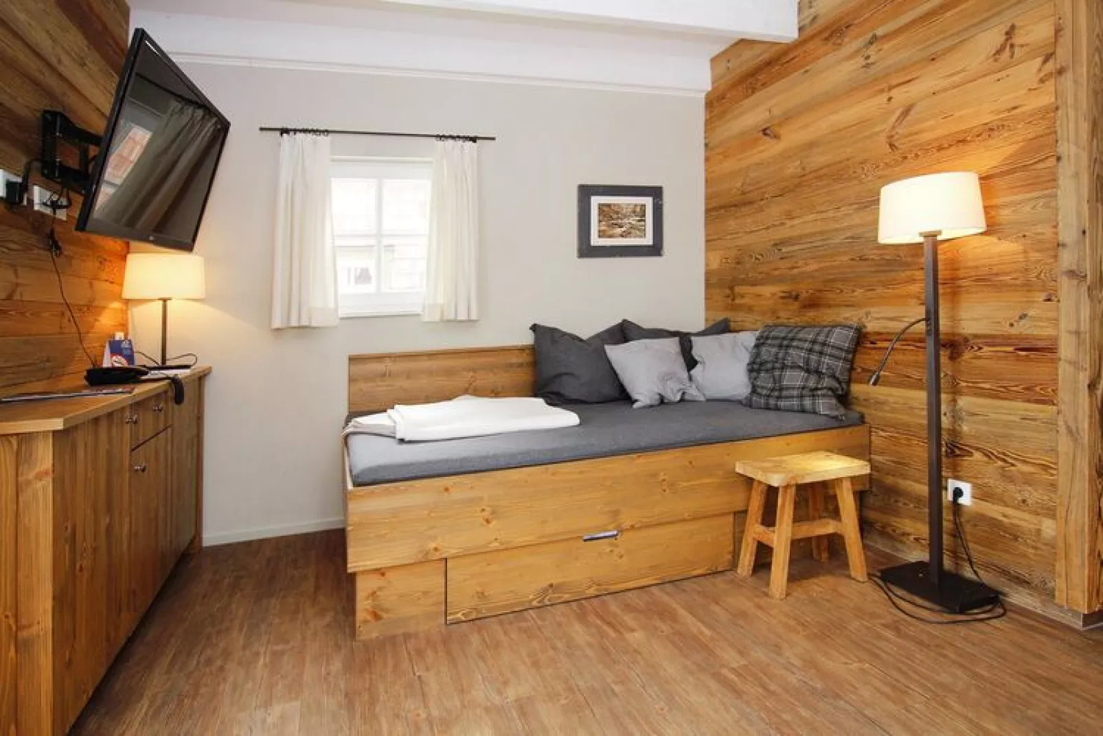 Ferienhaus Typ Premium Lodge best price 5 Personen-Woonkamer