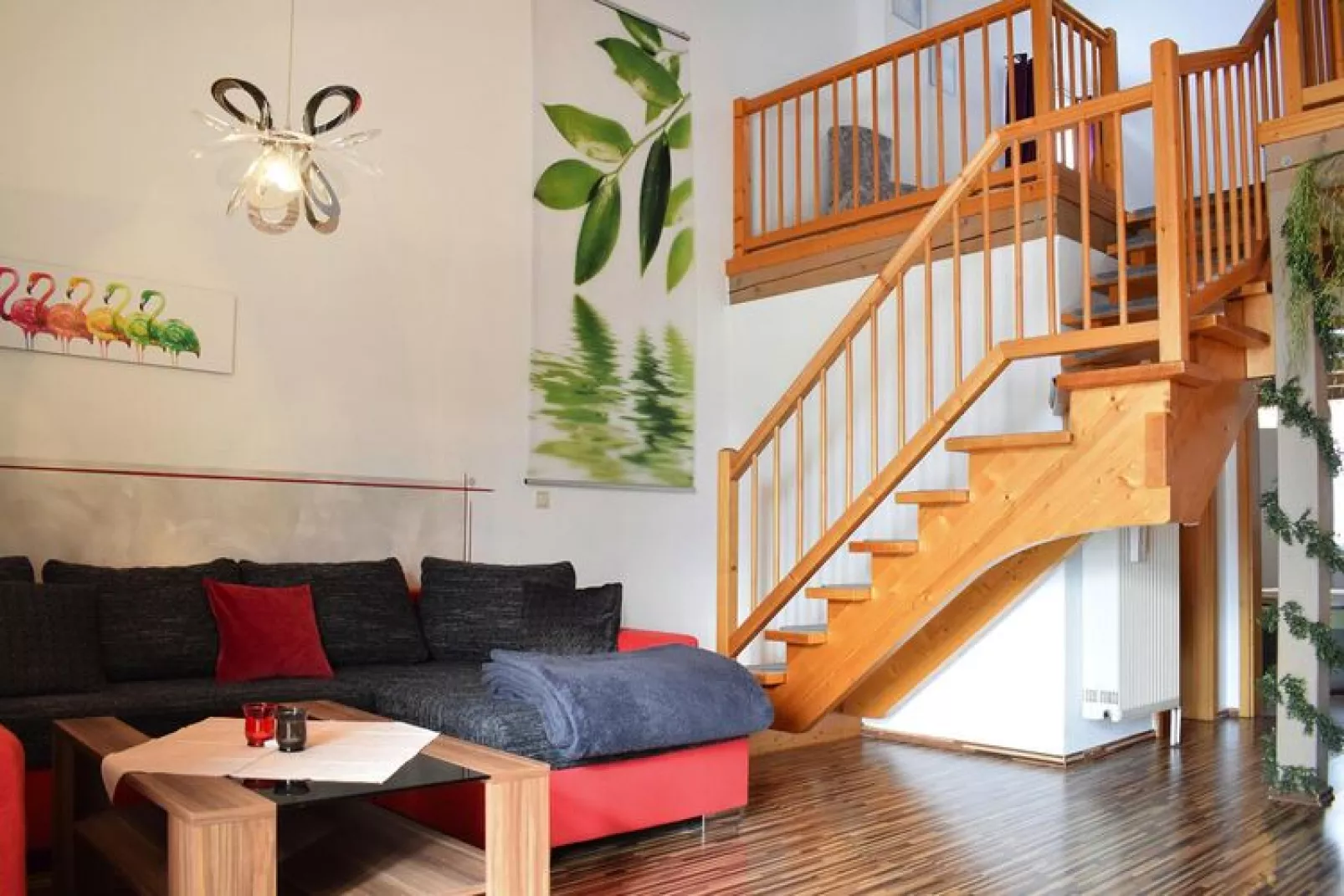 Apartments home Sonntal, Bodenmais-3-Raum-App. im Haus Sonntal, 78 qm-Woonkamer