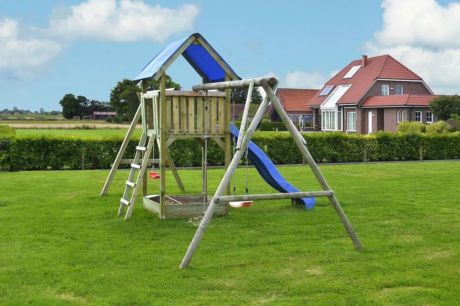 Fewo Wattkieker - Südseite-Tuinen zomer