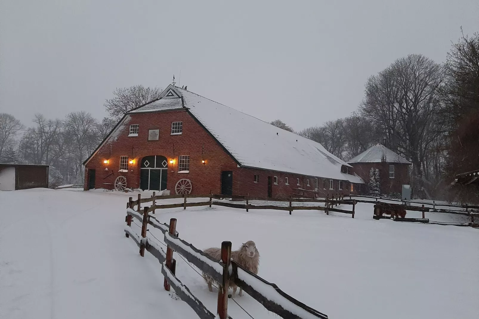 Ferienwohnung Tossens-Exterieur winter