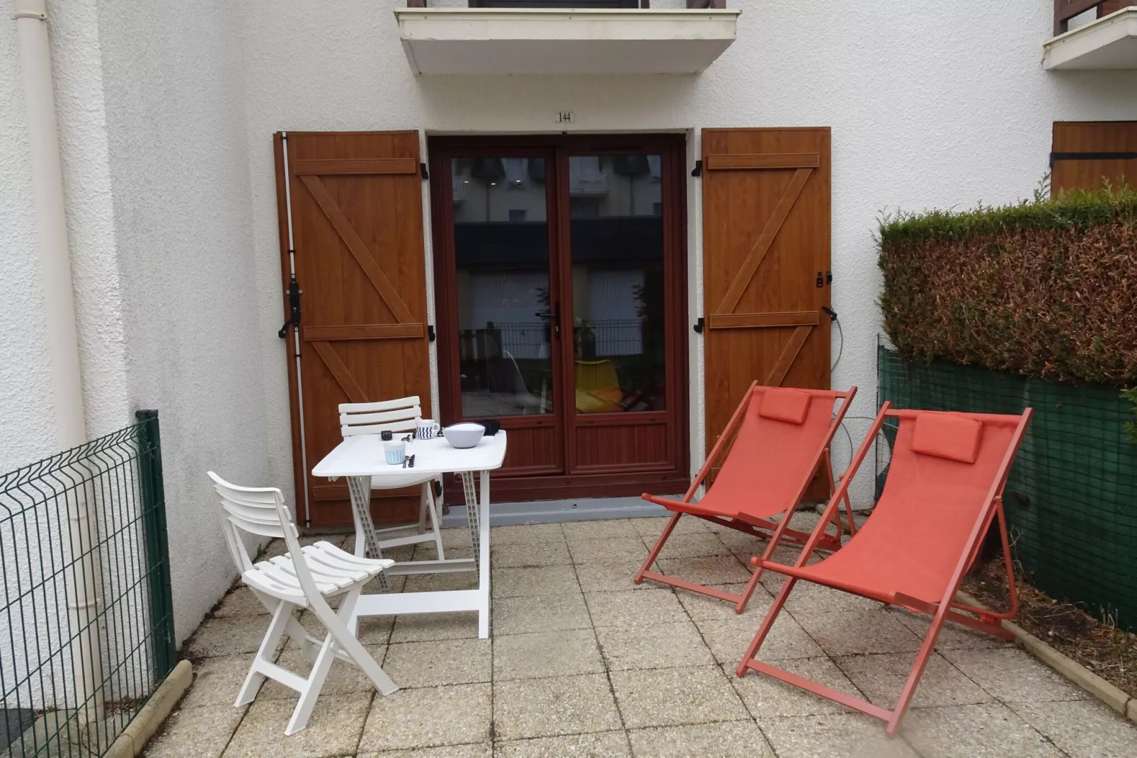 Appartement Courseulles-sur-Mer-Terrasbalkon