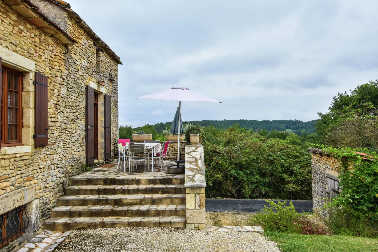 Maison typique périgourdine-Terrasbalkon