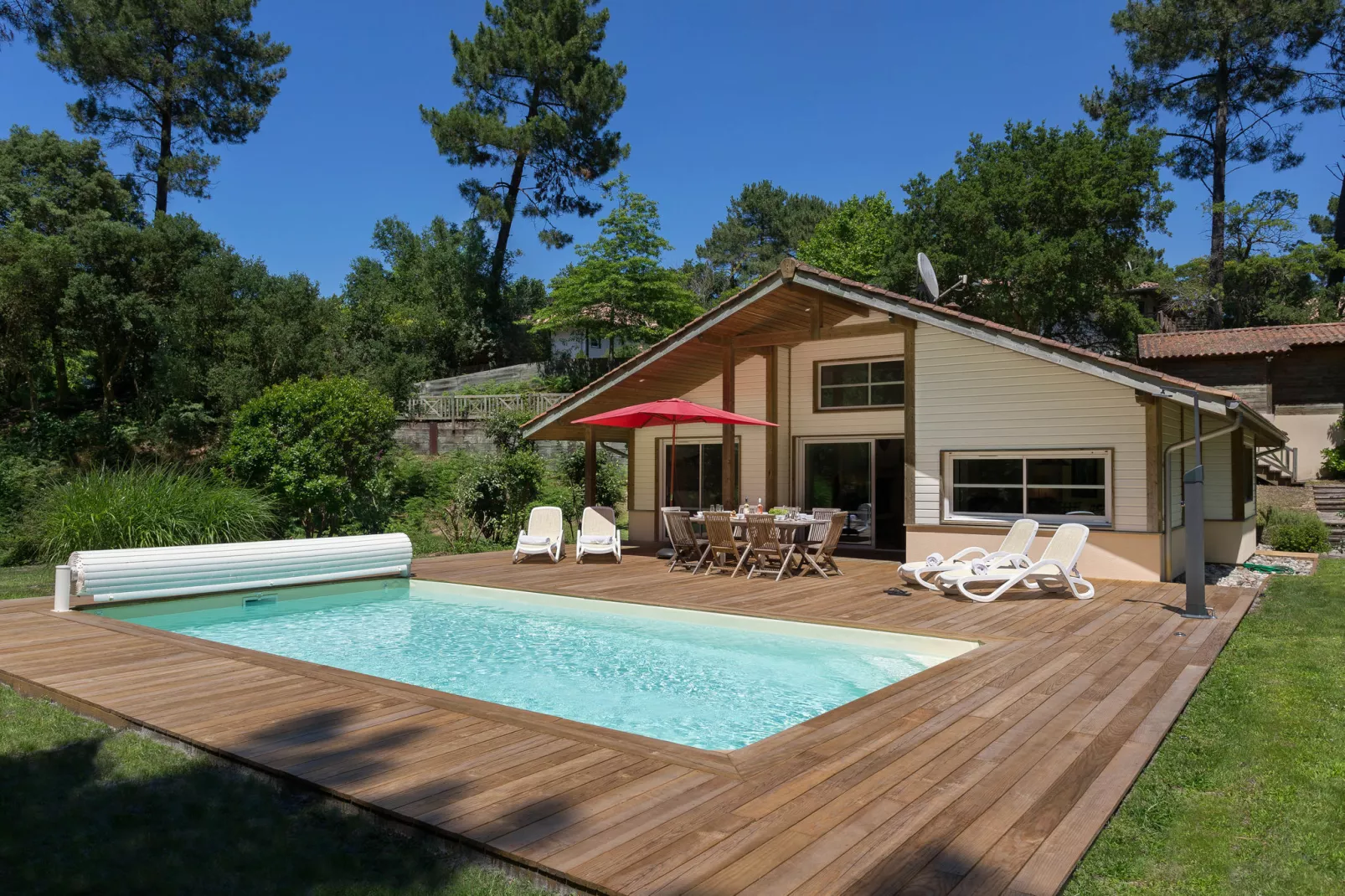 Villas Clairière aux Chevreuils 2-Buitenkant zomer