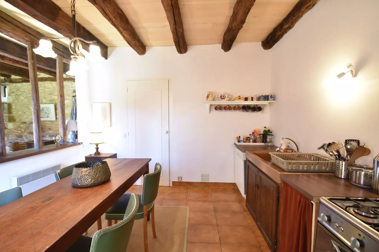 Maison de vacances Montcléra 4 pers-Keuken