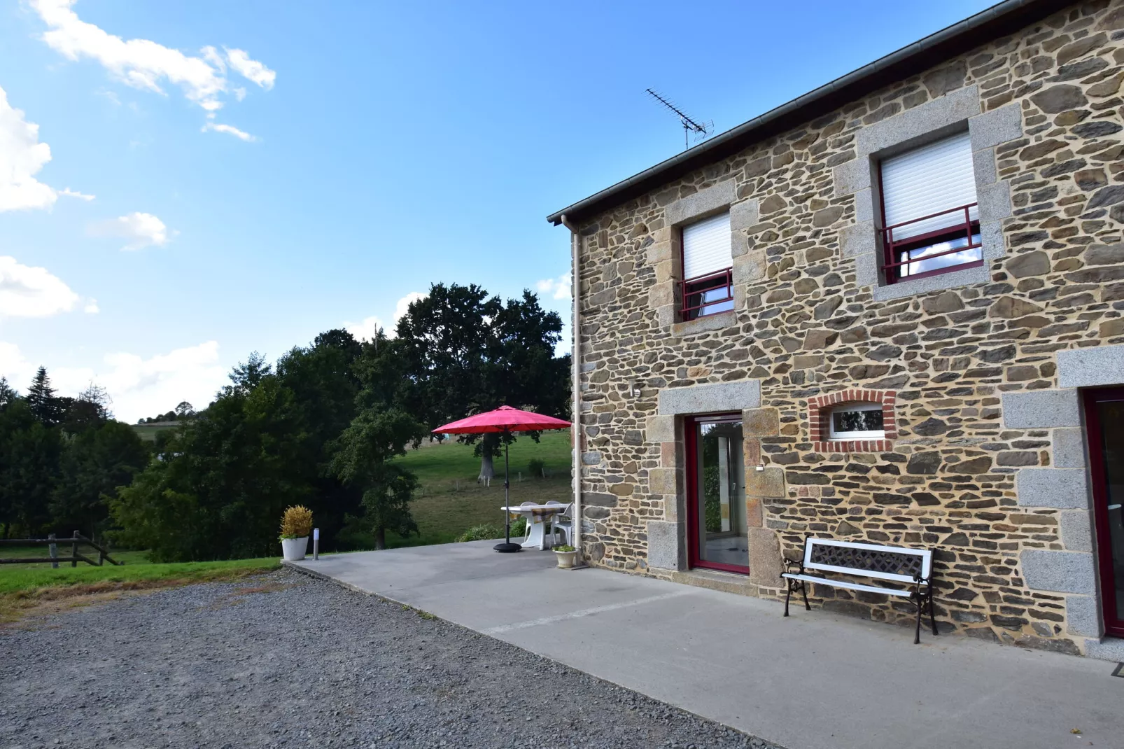 Gite 6 pers proche Mont St Michel-Tuinen zomer