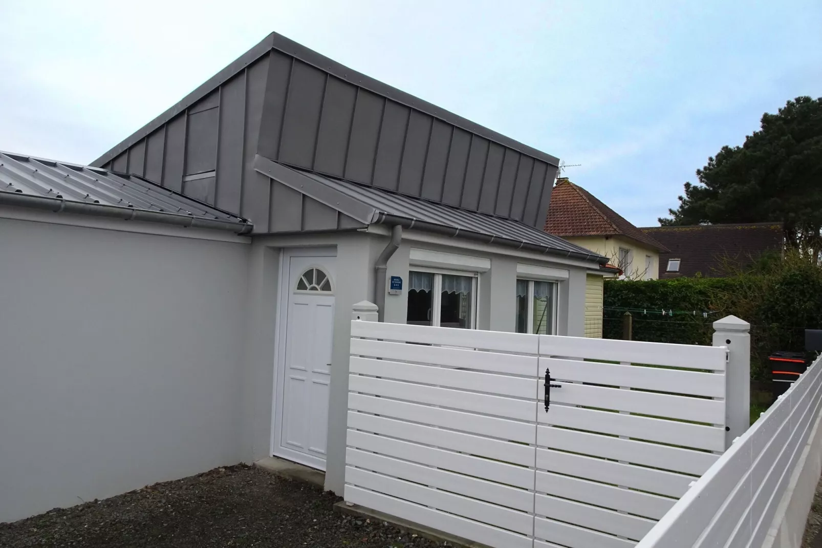 Holiday home Gouville sur Mer-Buitenlucht