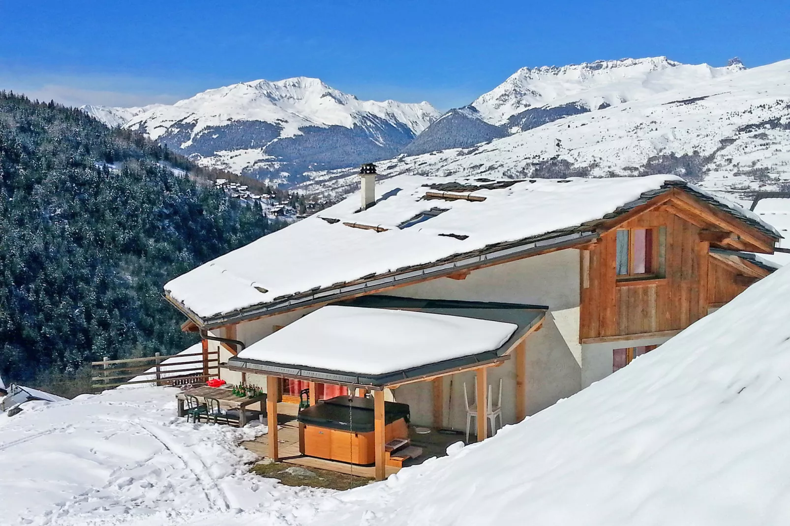 Chalet Balcon du Paradis-Exterieur winter