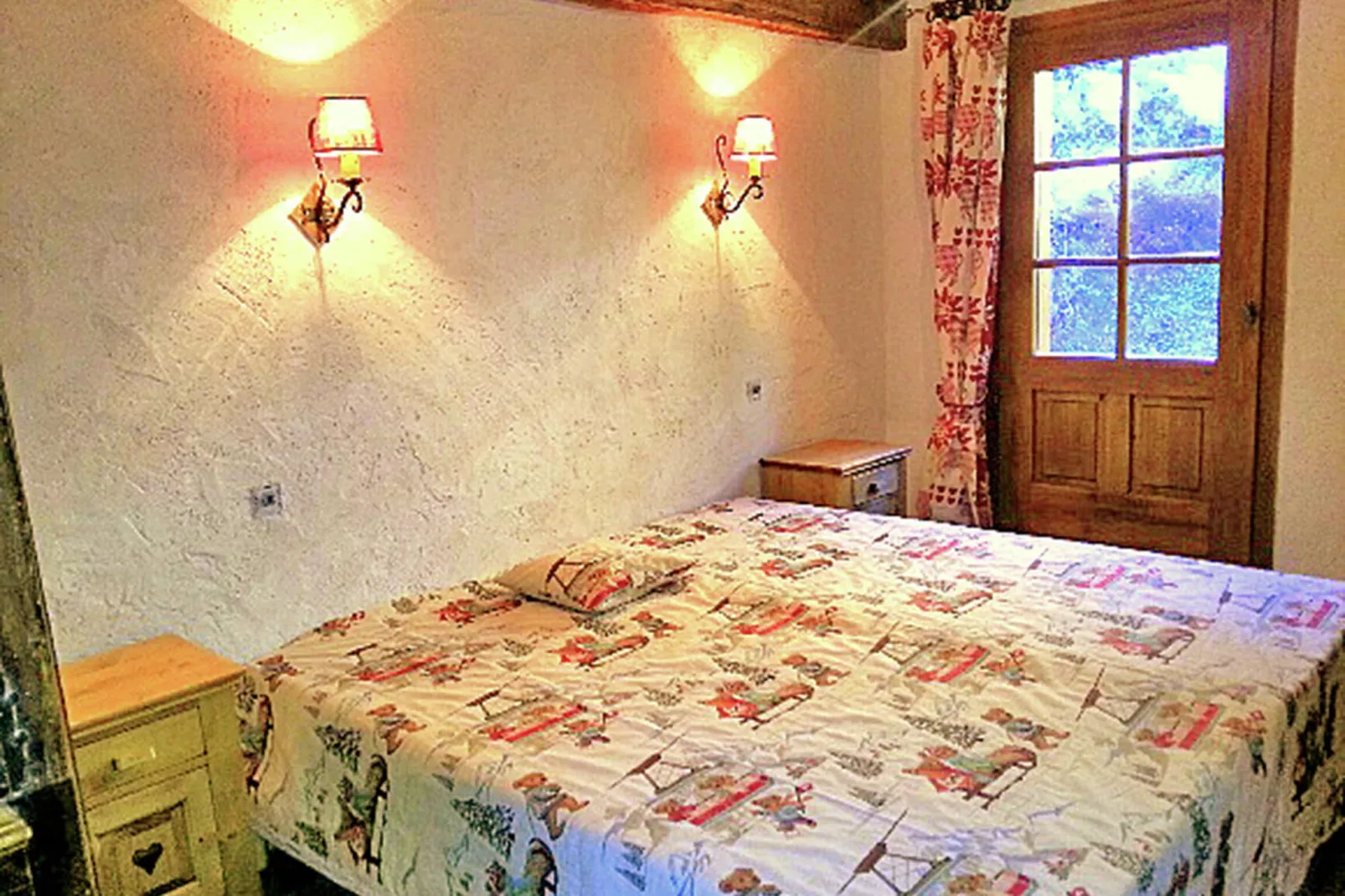 Chalet Petit Châtel-Slaapkamer