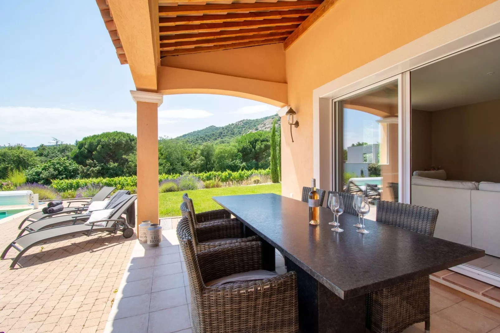 Villa Dumas 8 personen-Terrasbalkon