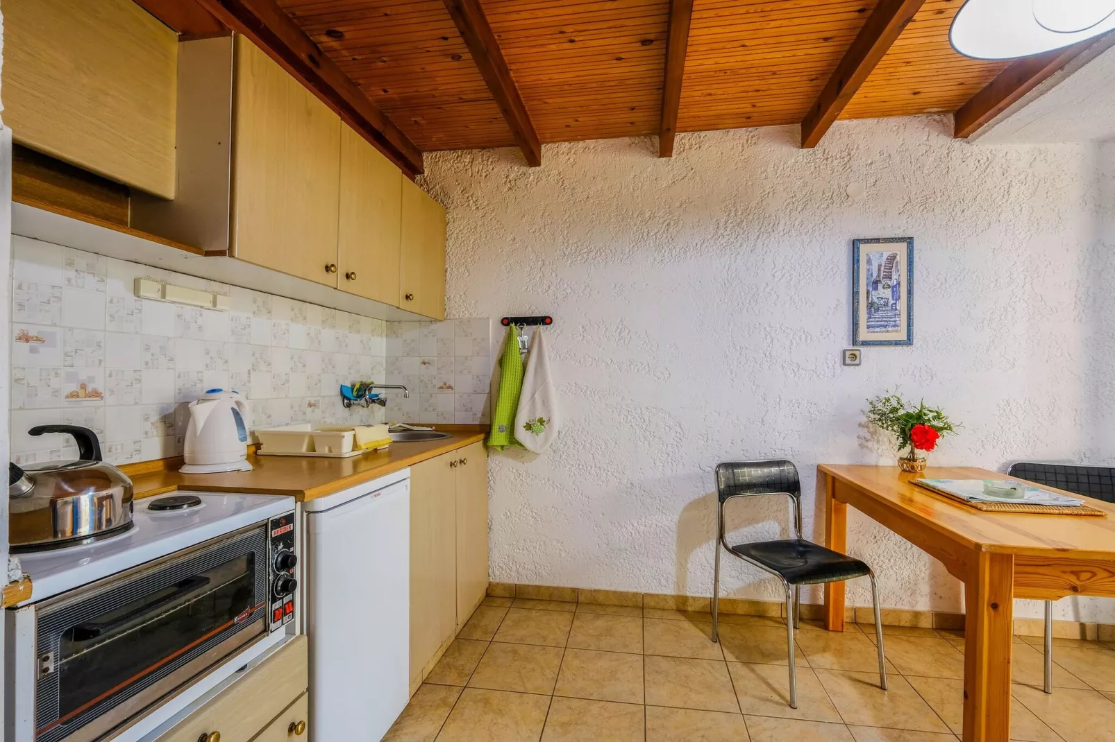 Olive Tree Cottage No 3-Keuken