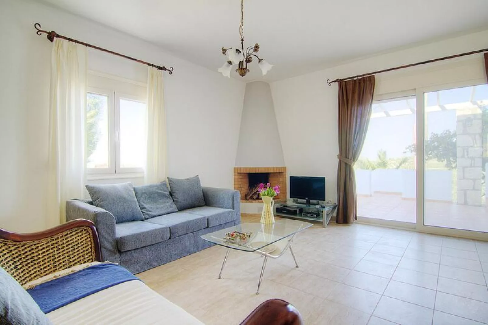 Holiday home, Agia Triada-Villa Afroditi-Villa Afroditi-Woonkamer