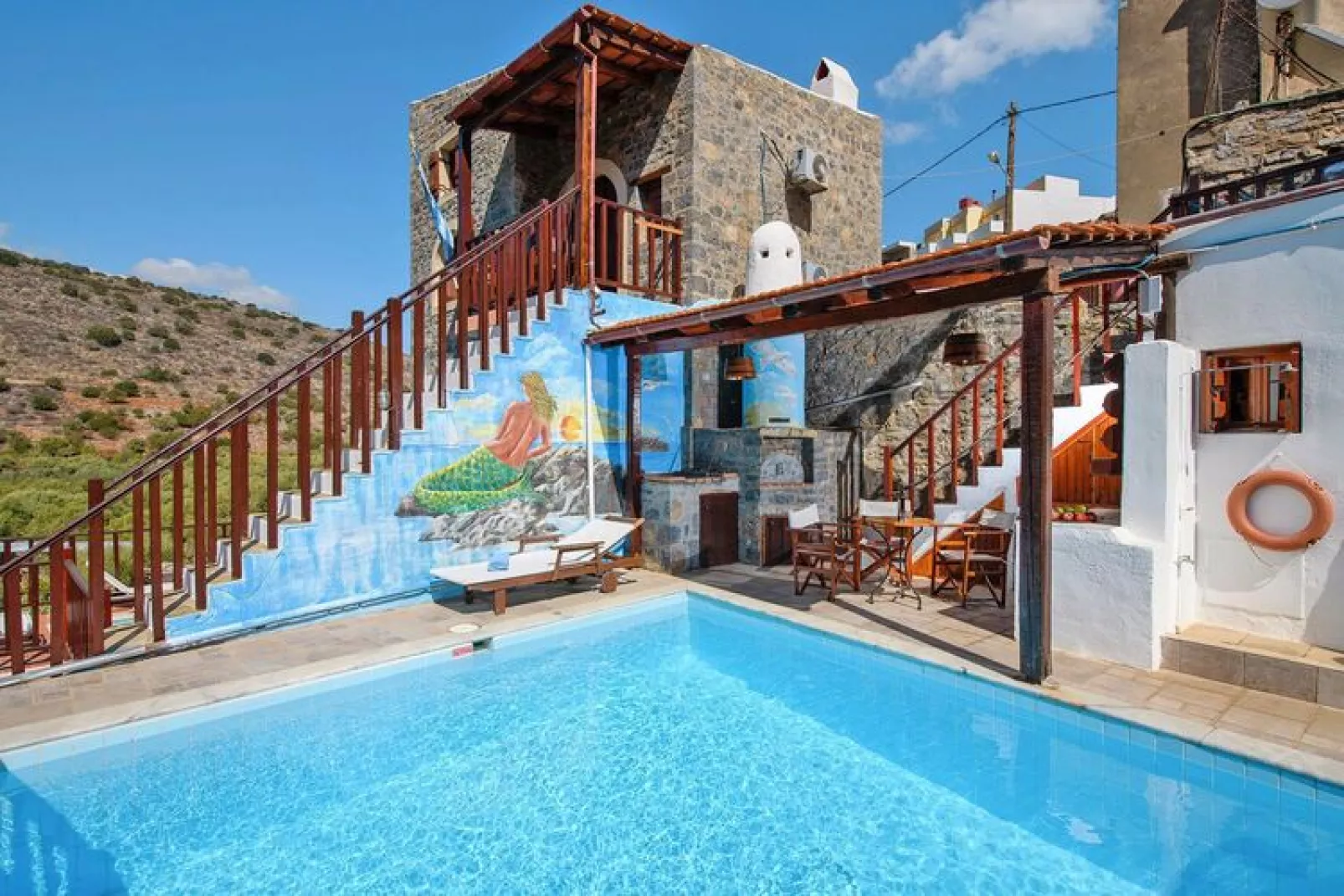 Holiday homes Anemos, Elounda-Kaliopi-Zwembad