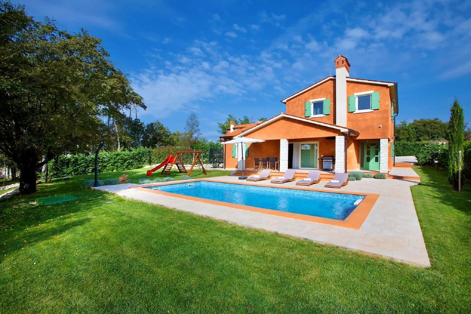 Villa Goretini with private pool-Buitenkant zomer