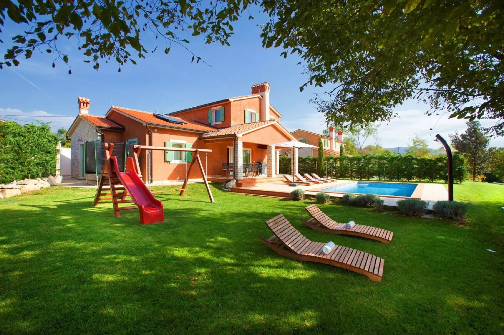 Villa Goretini with private pool-Buitenkant zomer