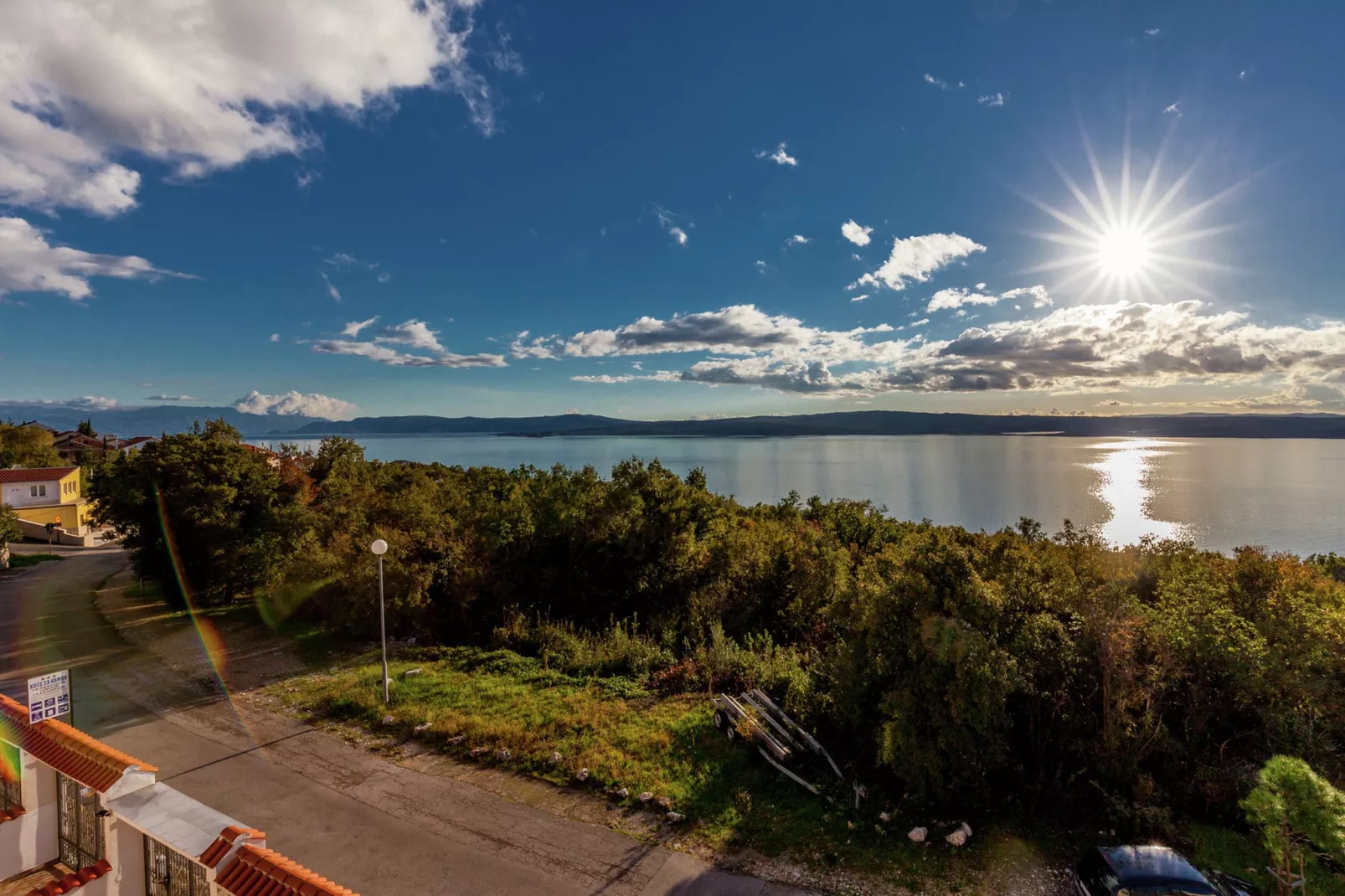 Apartment Kvarner-Uitzicht zomer