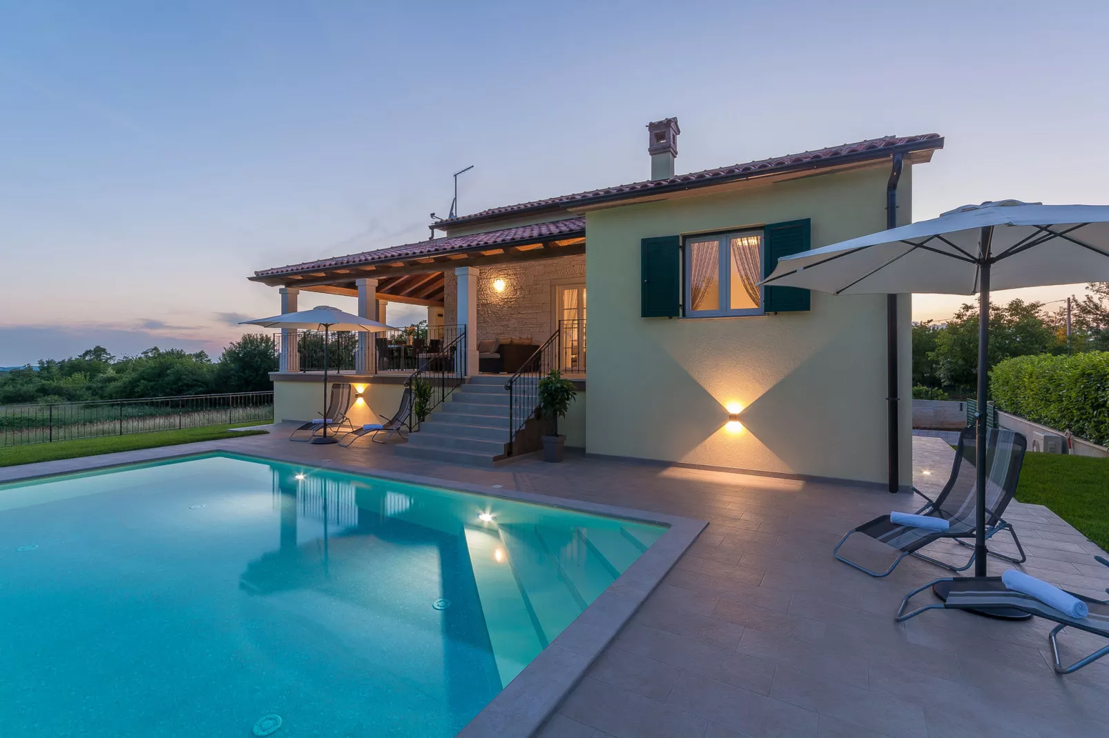 Villa Kiara with private pool-Buitenkant zomer