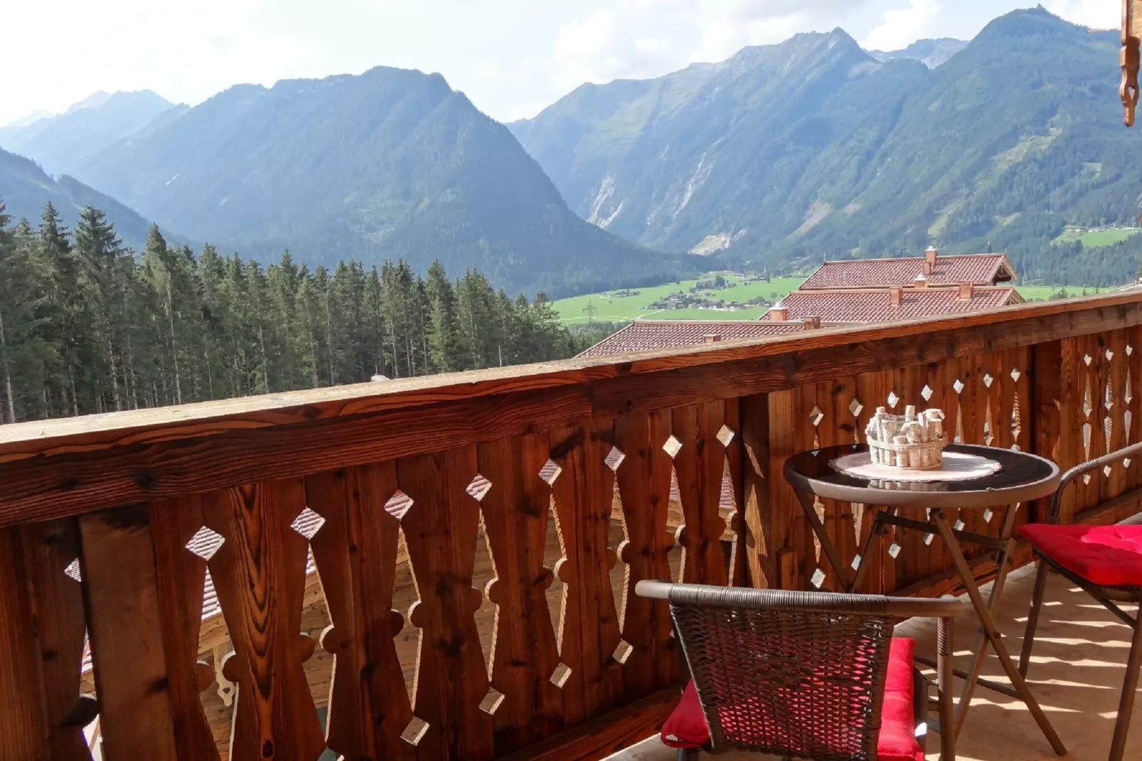 Rossberg Hohe Tauern Chalets -8-Uitzicht zomer