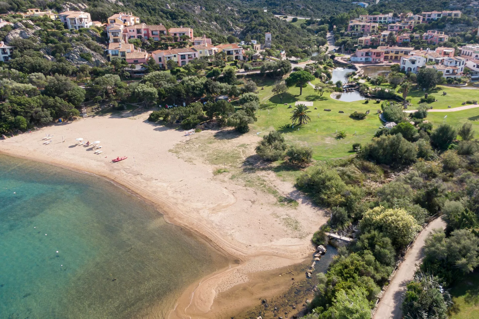 Il Giardino degli Oleandri Porto Cervo Bilo 2-Gebieden zomer 5km