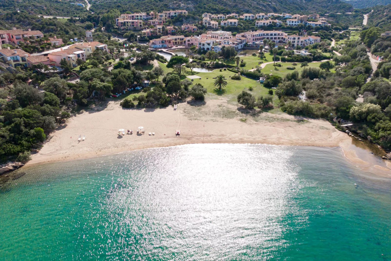 Il Giardino degli Oleandri Porto Cervo Bilo 2-Gebieden zomer 5km