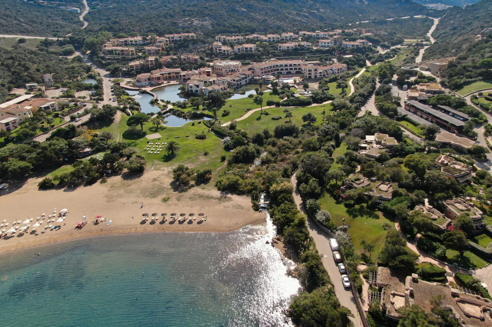 Il Giardino degli Oleandri Porto Cervo Bilo 2-Gebieden zomer 5km