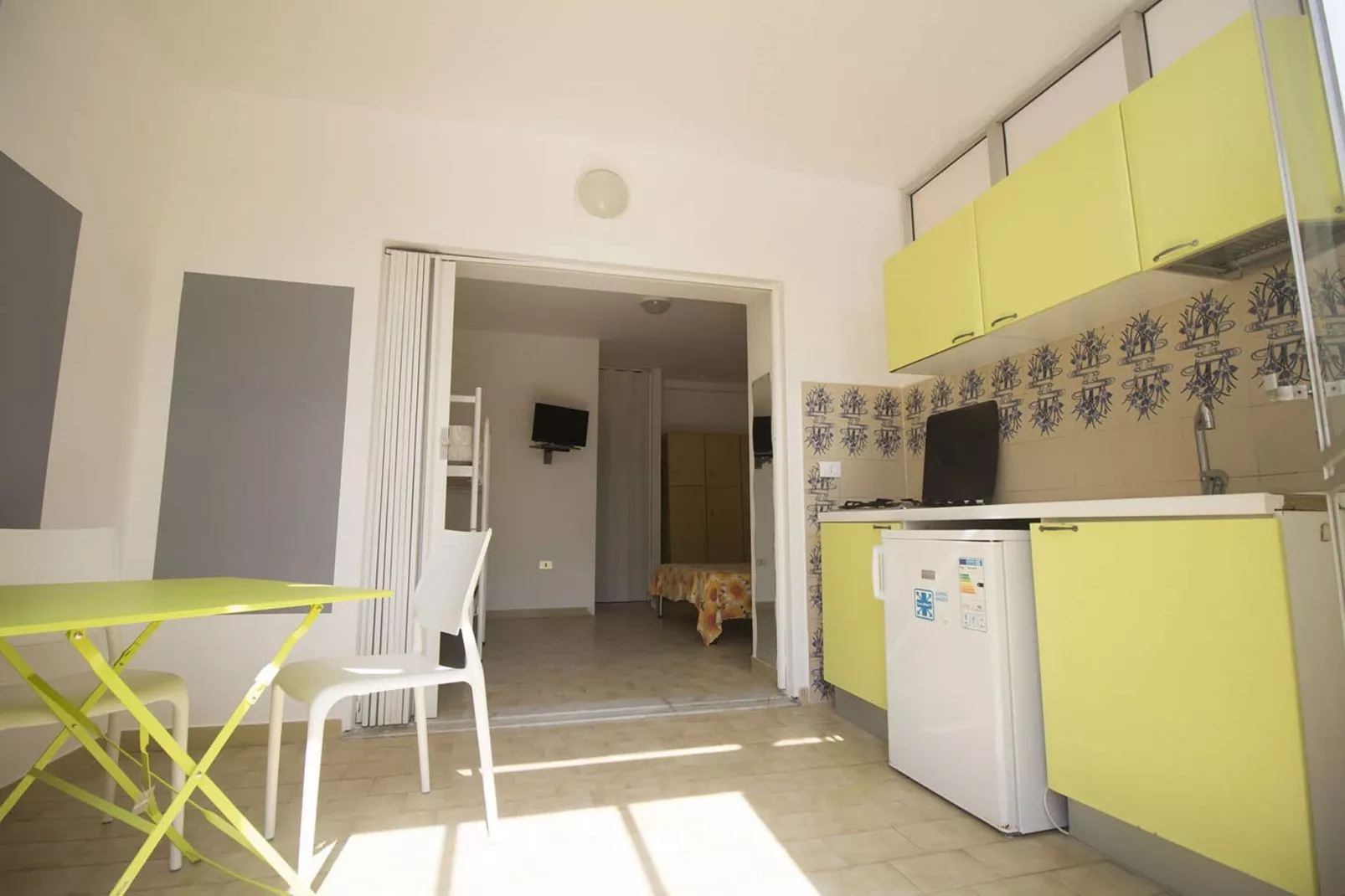 Appartement met airco op slechts 1 km. van het mooie strand-Keuken