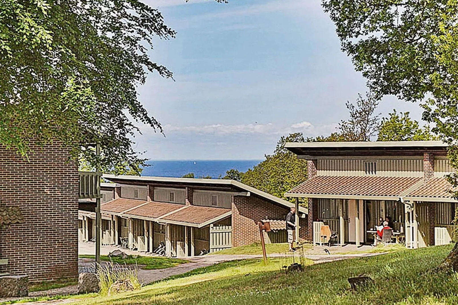 Gezellig vakantiehuis in Bornholm met terras en zeezicht