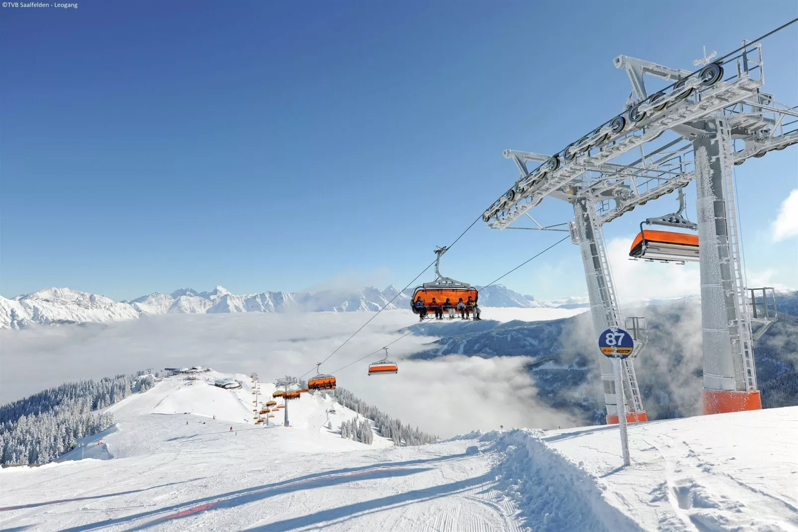 Chalet Künstler-Gebied winter 5km