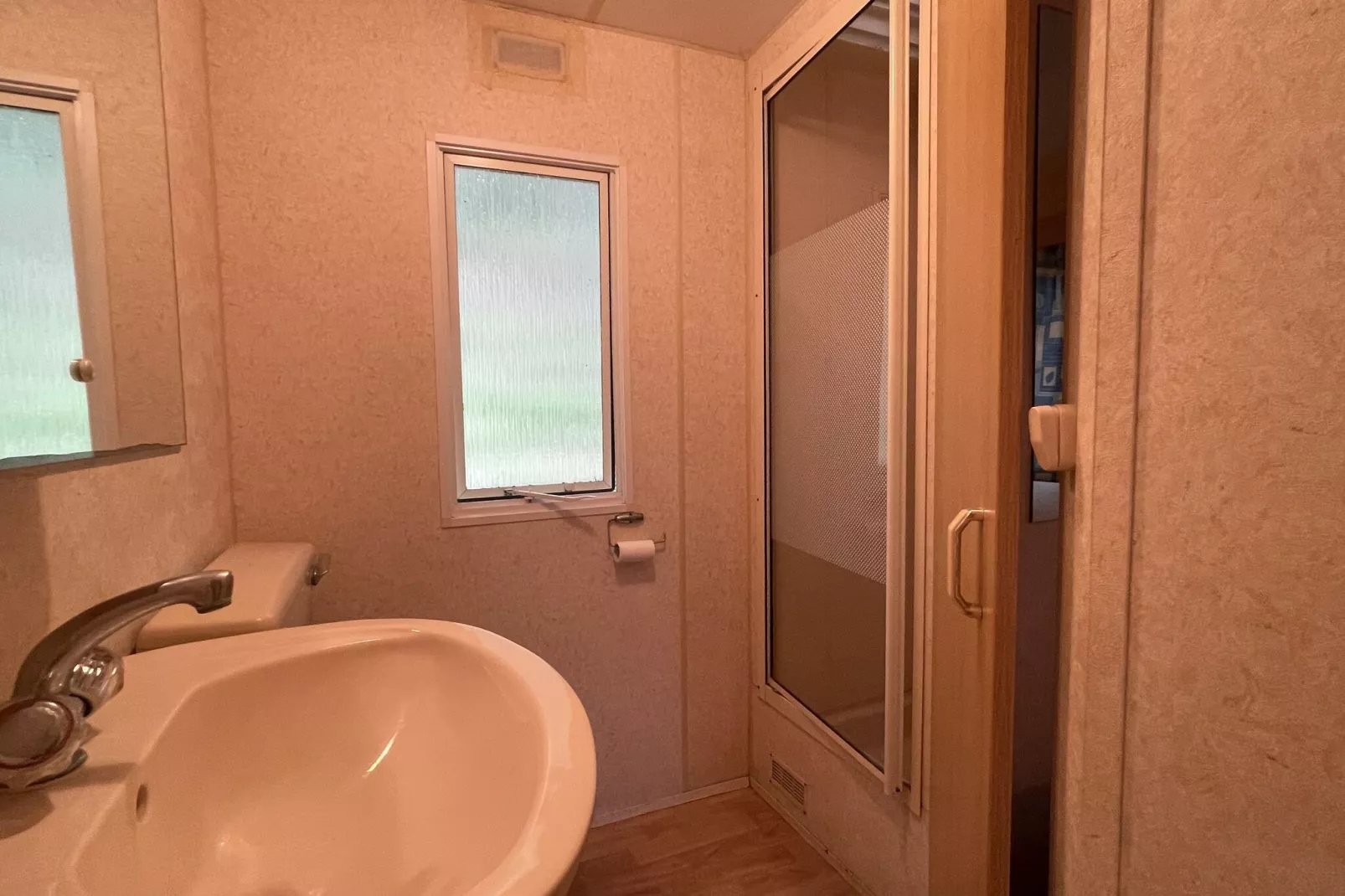 La Verna Mobil Home-Badkamer