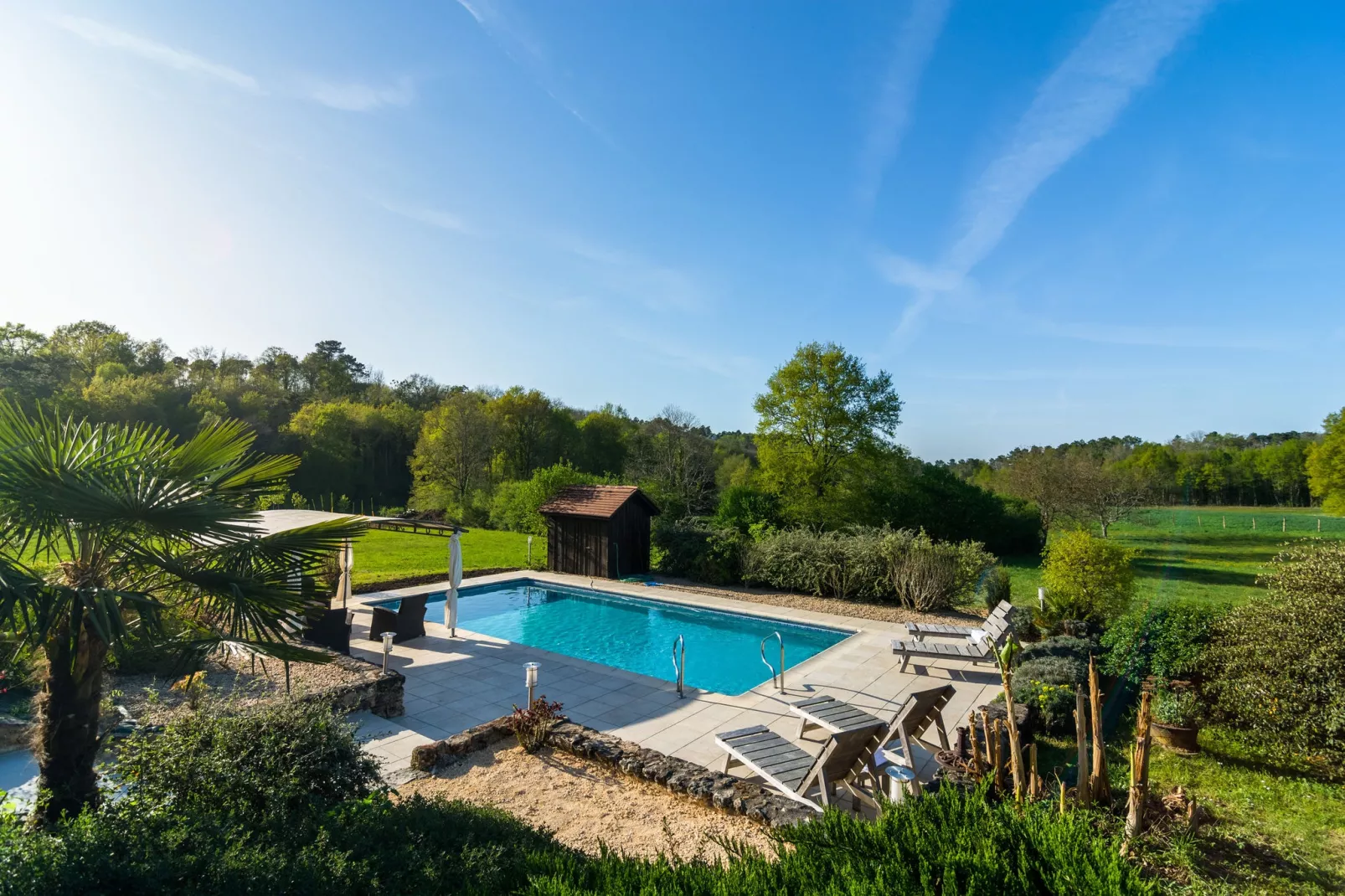 Maison de vacances Salles de Belvès-Zwembad