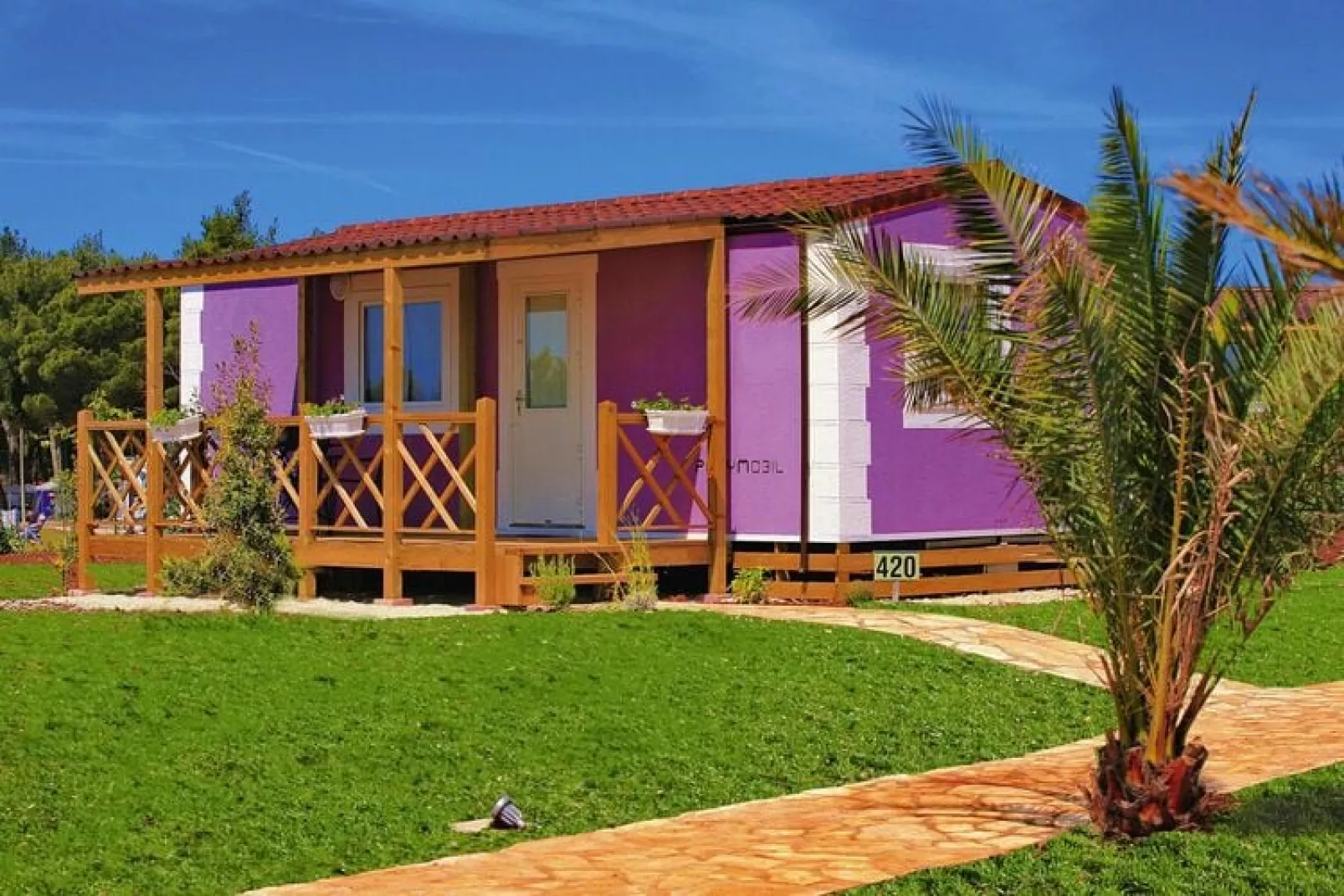 Aminess Sirena Campsite - Mobile home Premium - Novigrad - Istria-Buitenkant zomer