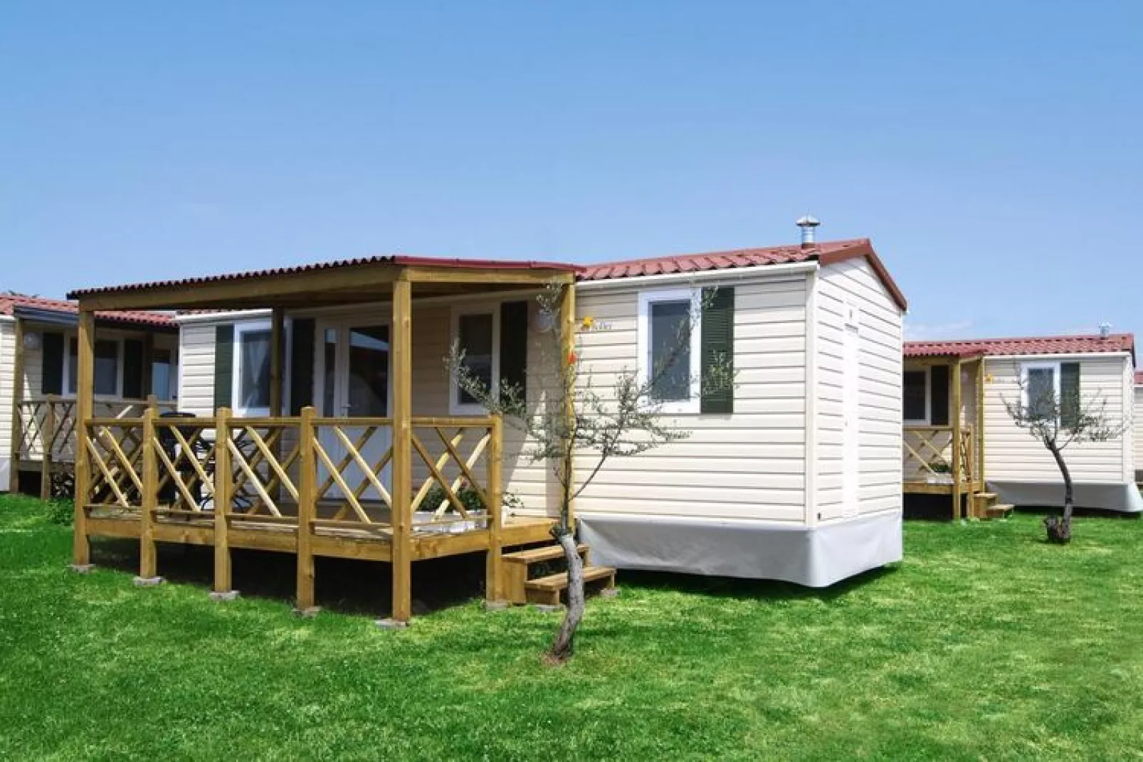 Aminess Sirena Campsite - Mobile home Premium - Novigrad - Istria-Buitenkant zomer