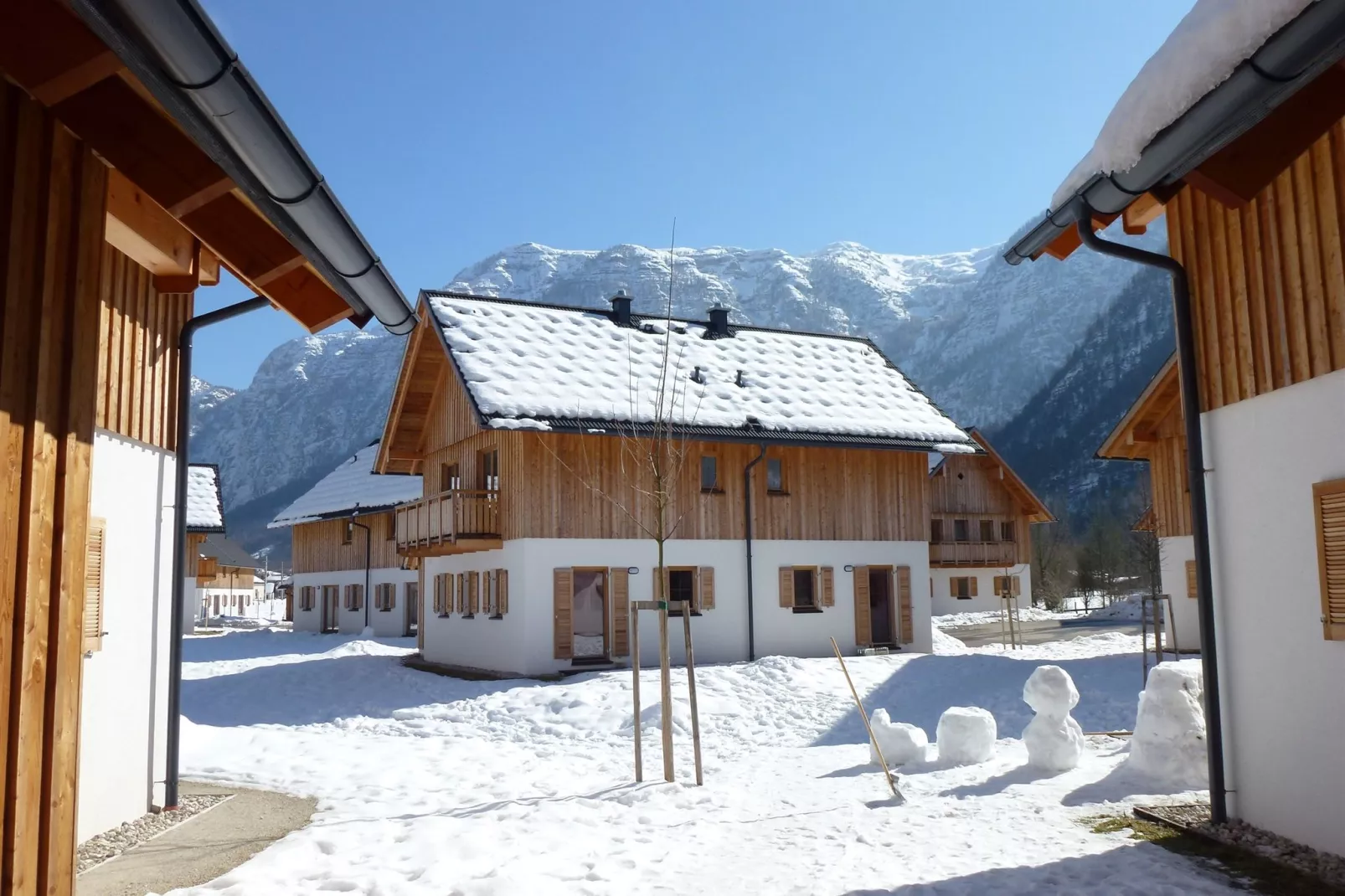 Luxery Salzkammergut Chalet B-Exterieur winter