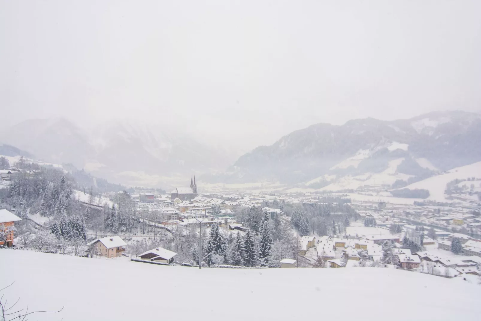 Haus Stefflmoos-Uitzicht winter