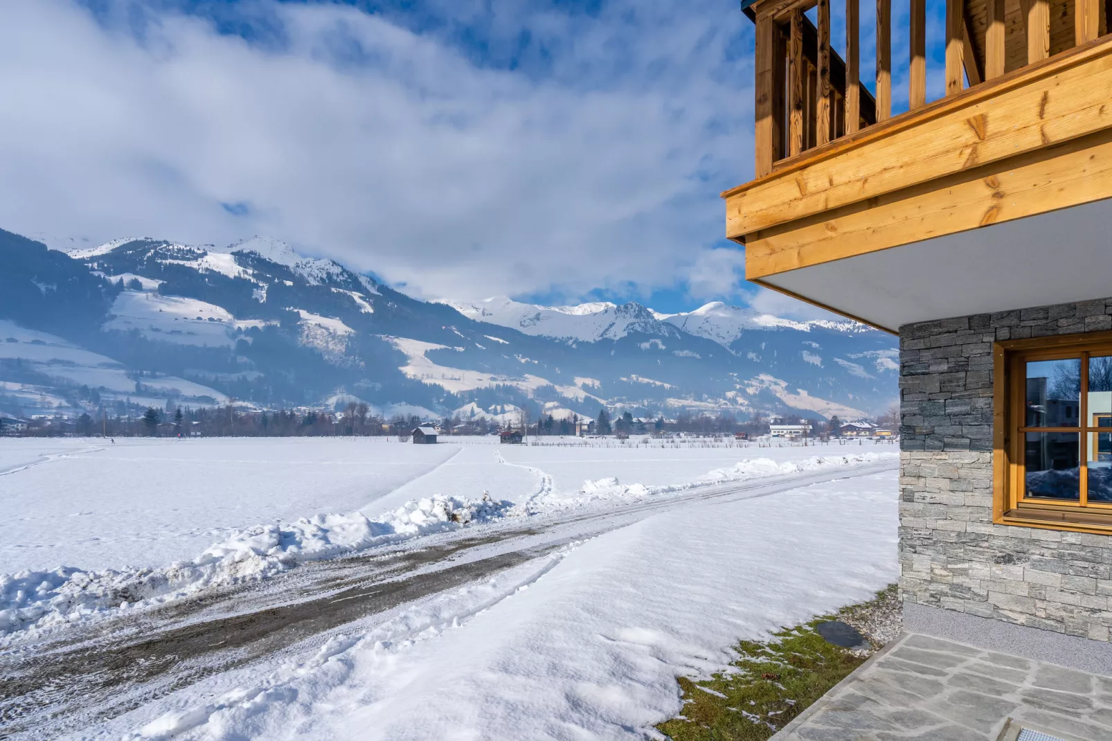 Chalet Angertal Bad Hofgastein-Uitzicht winter