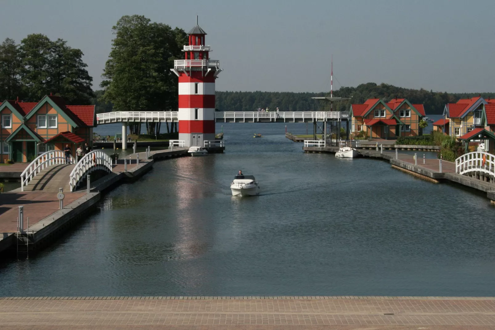 Hafendorf Rheinsberg 1-Gebieden zomer 1km