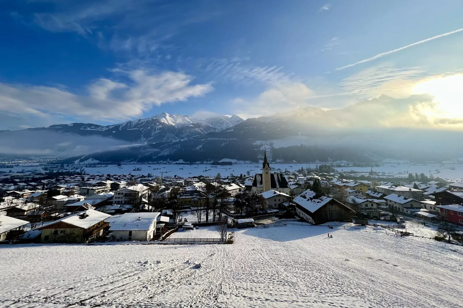 Penthouse Maiskogel Panorama-Gebied winter 1km