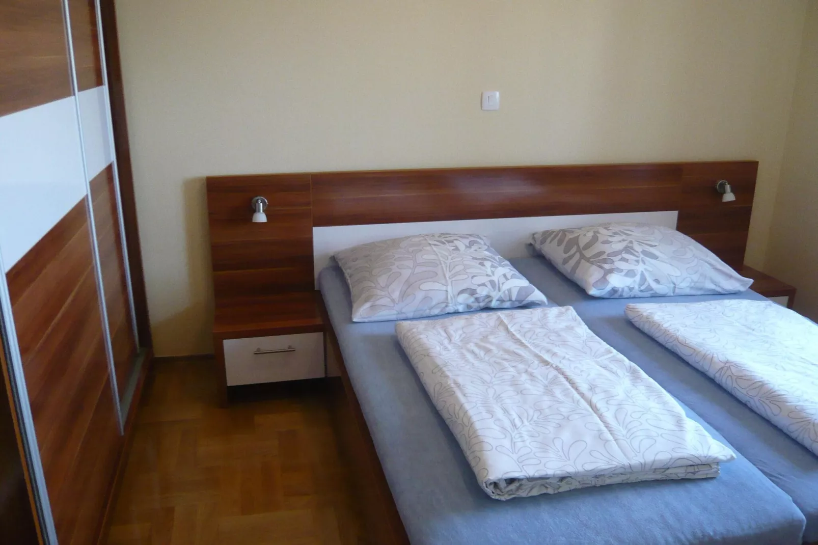 Apartment Jasna in Zaton 60 qm Erdgeschoß groundfloor für 4 Pers-Slaapkamer