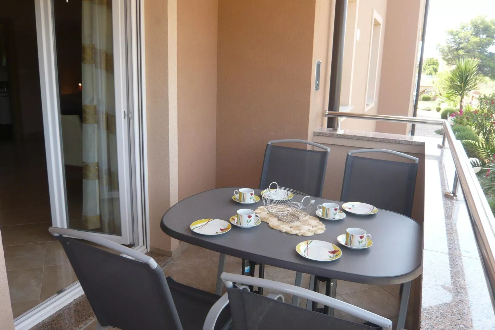 Apartment Jasna in Zaton 60 qm Erdgeschoß groundfloor für 4 Pers-Terrasbalkon