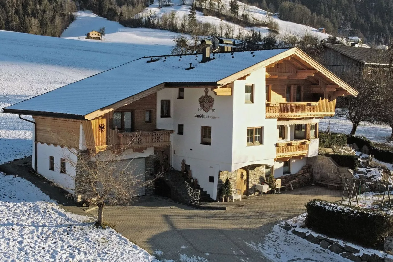 Apartment Bergblick-Exterieur winter