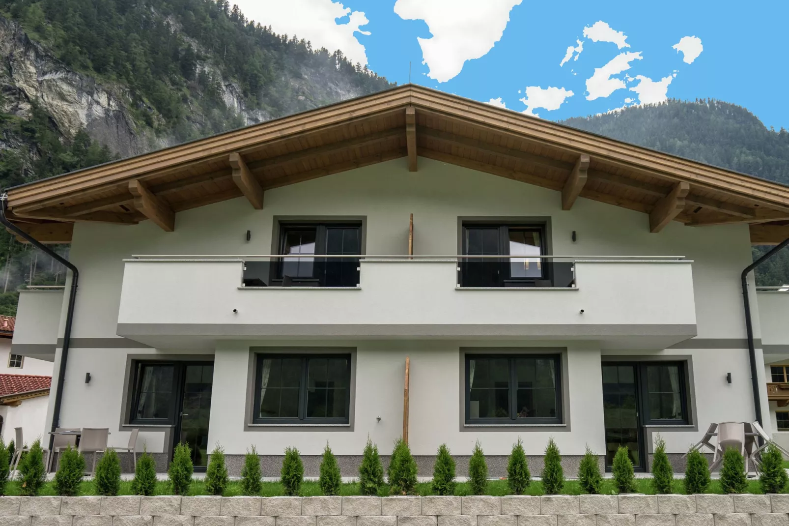 Apartments Zillertal-Buitenkant zomer