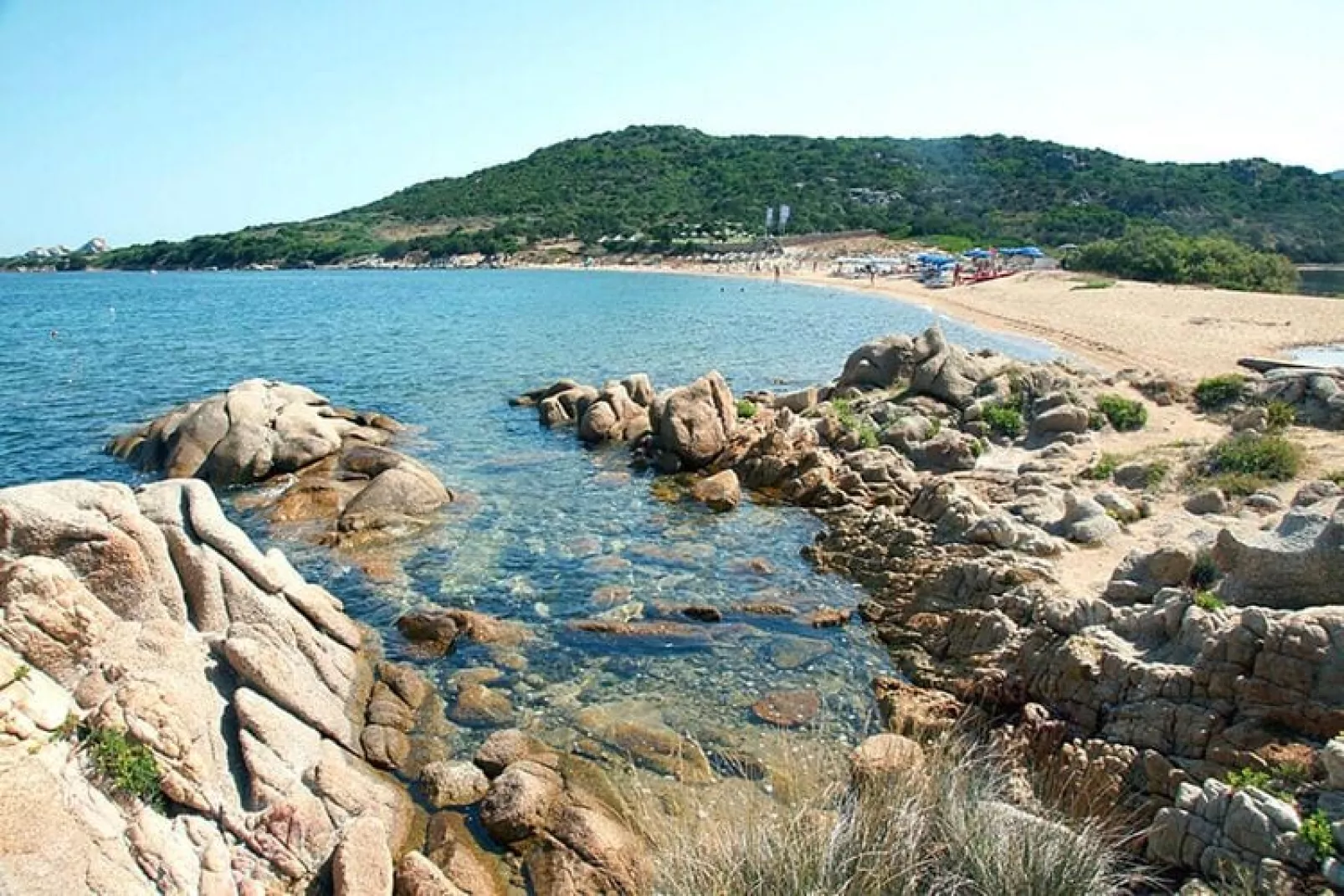 Holiday residence Ea Bianca, Baja Sardinia-Trilo 6 mit Meerblick frontal/seitlich-Waterzicht