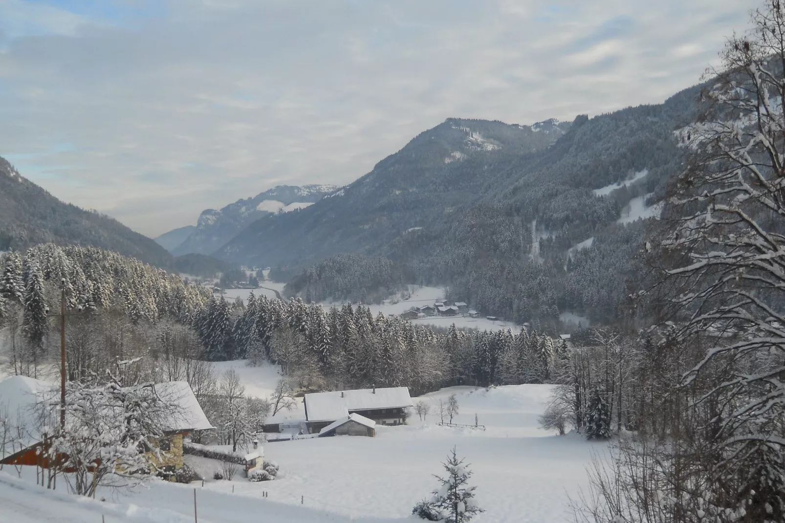 Chalet Niederndorferberg 1-Gebied winter 1km