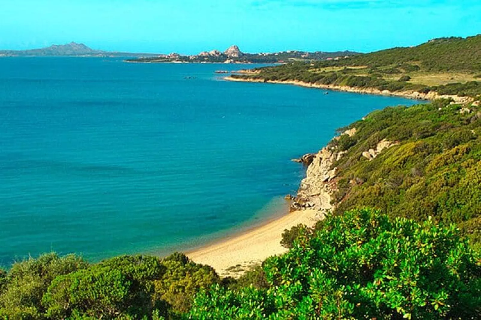 Holiday residence Ea Bianca, Baja Sardinia-Trilo 6 mit Meerblick frontal/seitlich-Waterzicht