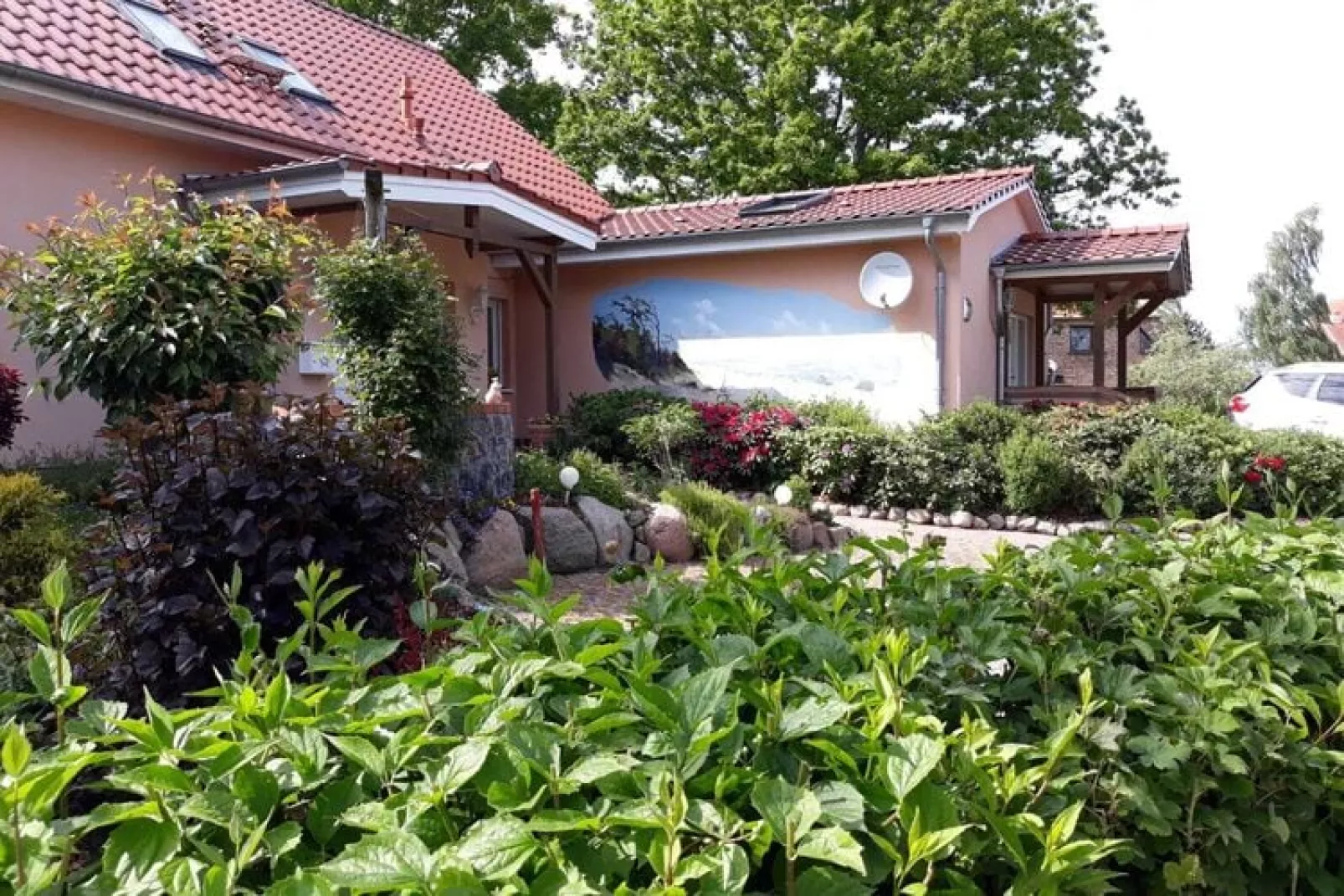 Appartementhaus Dierhagen2-Raum-App 40 qm 3 Pers-Buitenkant zomer