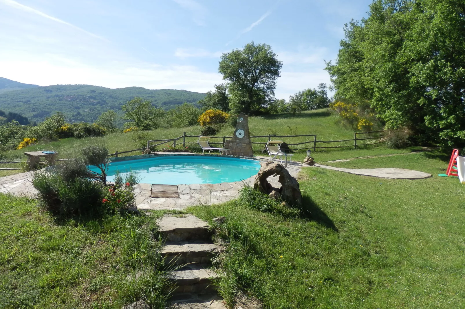 Agriturismo Bellavista-Tuinen zomer