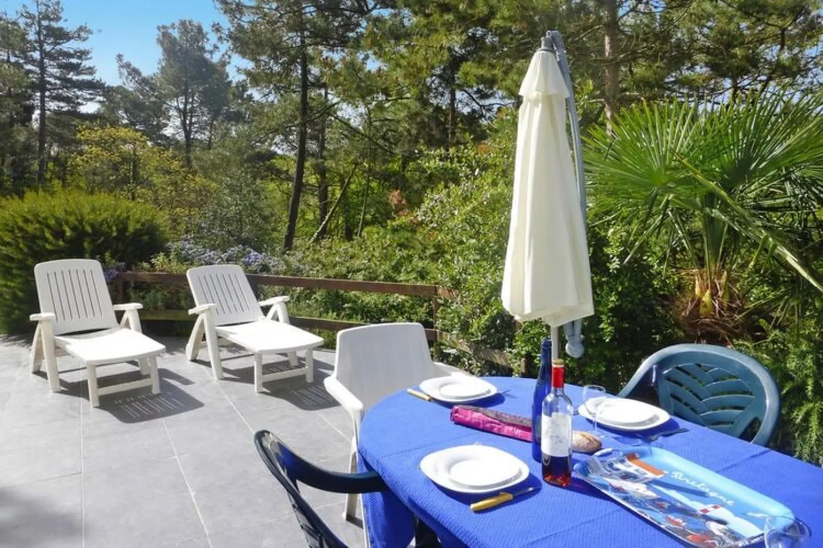 Holiday home Erquy-Terrasbalkon