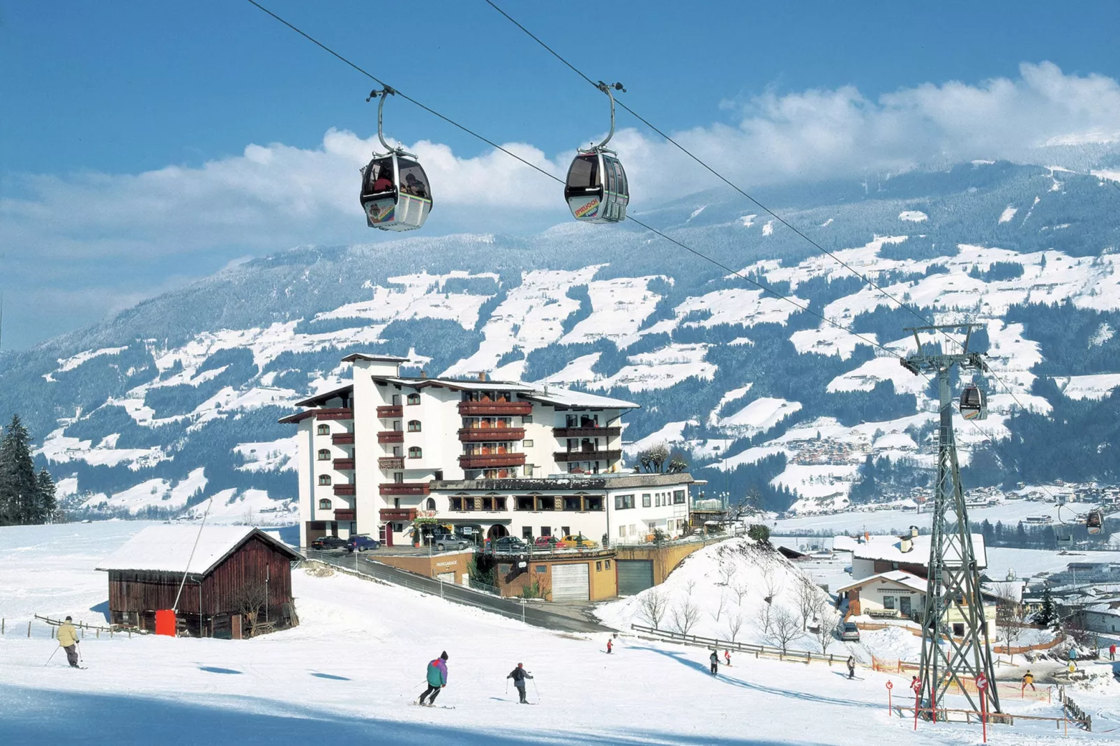 Haus Nachtschatt-Gebied winter 5km