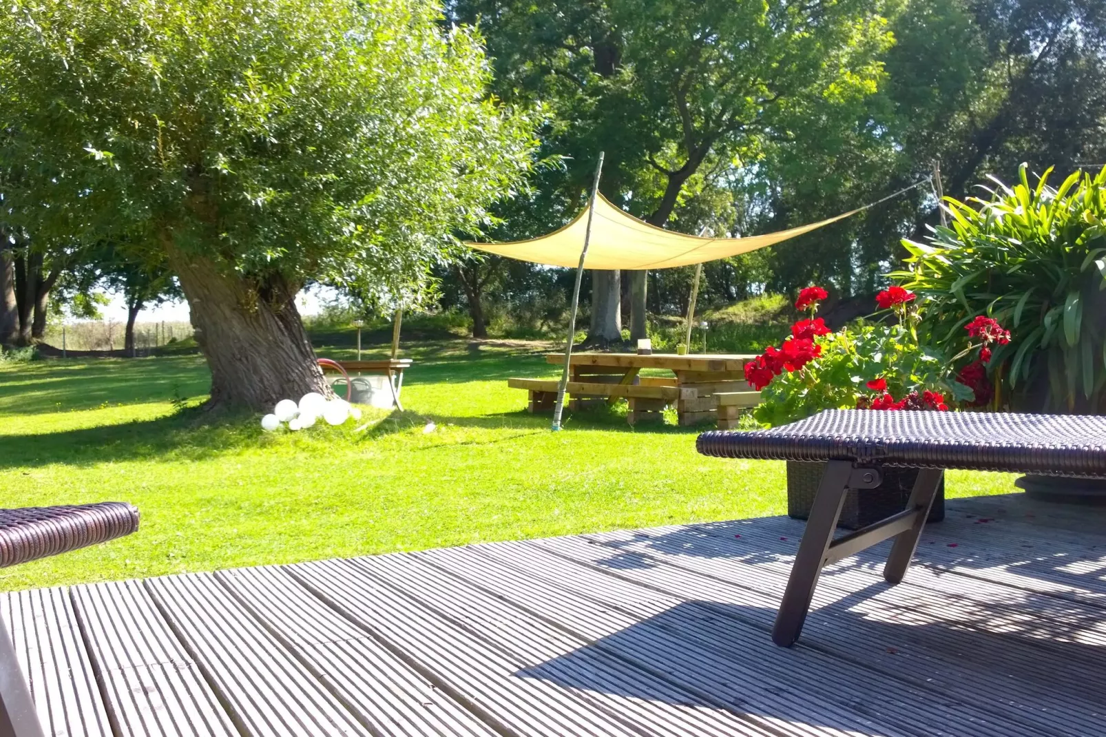 Vakantiehuis op de backwaters, Lütow-Gebieden zomer 1km